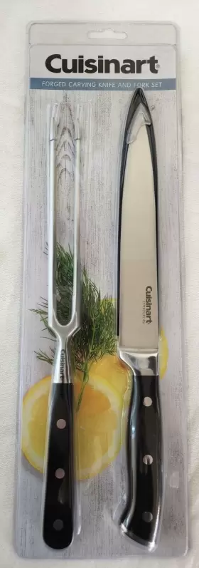 CA4C2CRV CUISINART Carving Set Fork Knife Blade Guard