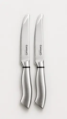 CEBSS4-SK3 CUISINART Steel Serrated Steak Knife Set Safe