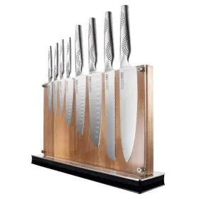 350737307639 CUISINE Pro Steel Knife Set Ryu Block
