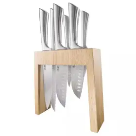 726084224926 CUISINE Pro Damashiro Steel Knife Set Mizu Block