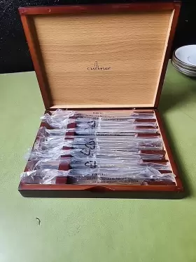 842491179854 CULINA Steak Knife Set Wood Box