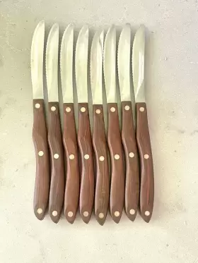 1059 CUTCO Table Steak Knife Set Wood Box #3