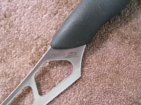 1504KC CUTCO Olean Cheese Knife Rubber Handle Clean Shiny #3