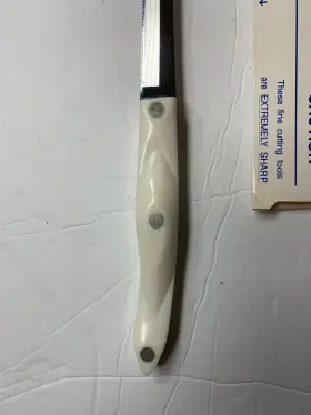 1724-JJ CUTCO Serrated Slicer Bread Knife Pearl Handle Blade #2
