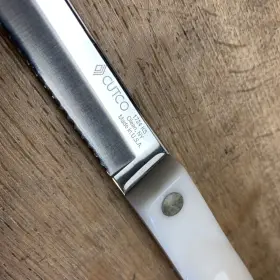 1724-KS CUTCO Serated Slice Bread Knife Pearl Handle #3