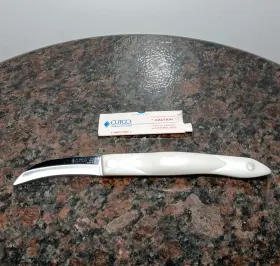 3120 CUTCO Bird Beak Paring Knife Pearl Handle Great
