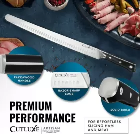 445053750756 CUTLUXE Slicing Carving Knife Brisket Razor Mea #2