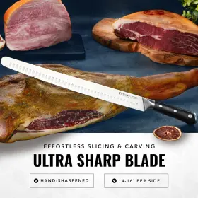 744110166293 CUTLUXE Slicing Carving Knife Brisket Razor Meat #3