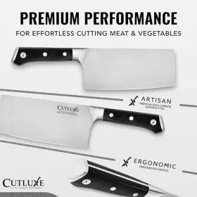 855532008099 CUTLUXE Cleaver Knife Meat Butcher Cutting Germ #2