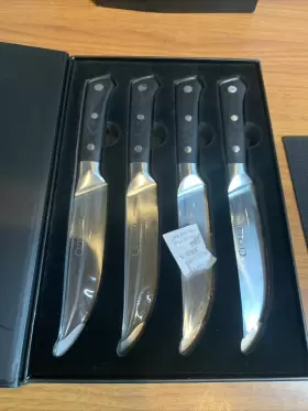 855532008105 CUTLUXE Steak Knives Straight Edge Knife Set