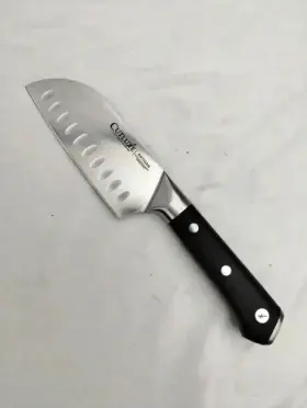 855532008525 CUTLUXE Artisan Santoku Knife High Carbon Steel #2
