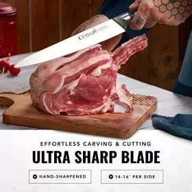855532008617 CUTLUXE Knife Set Kitchen Chefs Razor Sharp #3
