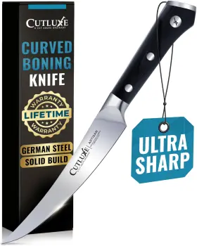 855532008723 CUTLUXE Curved Boning Knife Meat Cutting Fillet