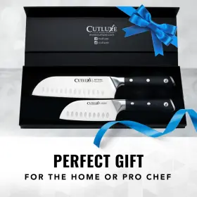 855532008754 CUTLUXE Santoku Knife Set Chopping Vegetable #3