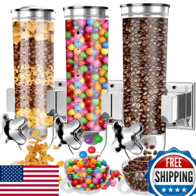 B0BVJC8B53 CYEELVES Wall Triple Food Dispenser Cereal Cup