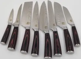 049925595055 D-G SALES Kitchen Chef Knife Set High Carbon