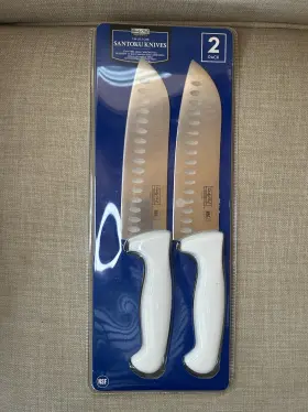 Knives DAILY CHEF Santoku Knife Stain High Carbon Steel Nsf