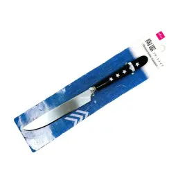 549131582512 DAISO Dessert Knife Steel Blade Ceramic Handle