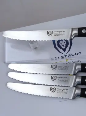 640671441933 DALSTRONG Gladiator Serrated Steak Knives Set #3
