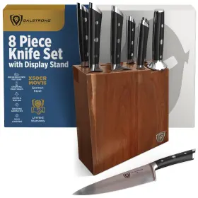 GS-8PC-BLOCK DALSTRONG Knife Set Highcarbon Steel Fulltang