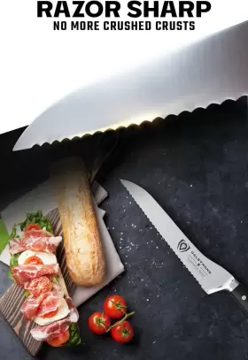 692763402933 DALSTRONG Serrated Offset Bread Knife Gladiator #2