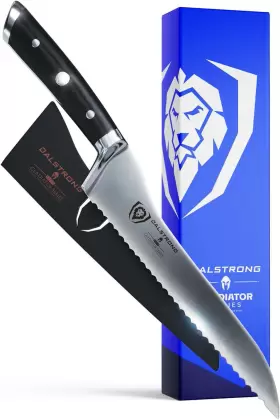 692763402933 DALSTRONG Serrated Offset Bread Knife Gladiator
