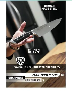 820568003639 DALSTRONG Knife Set Block Gladiator High Carbon #3