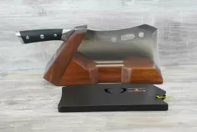 B07L8M41ZG DALSTRONG Obliterator Meat Cleaver Gladiator Wood