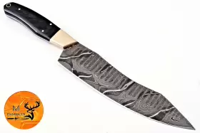 1276 DAMASCUS Kitchen Cutlery Chef Knife Forged Steel Blade #2
