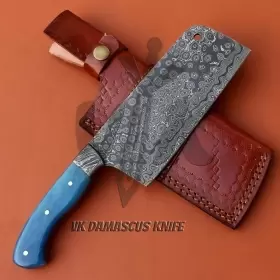 5512 DAMASCUS Kitchen Knife Chef Meat Cleaver Butcher