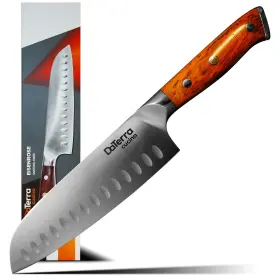 750253326784 DATERRA CUCINA Santoku Knife Eisenrose Steel