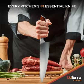 750253326791 DATERRA CUCINA Chef Knife Eisenrose Sharp Steel #2
