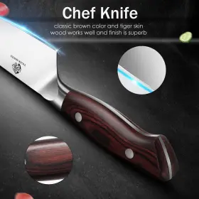 714757570647 DDF IOHEF Knife Set Sharp Kitchen Chef #3