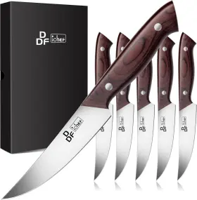 C2309TGUS009 DDF IOHEF Steak Knives Set Serrated Knife High