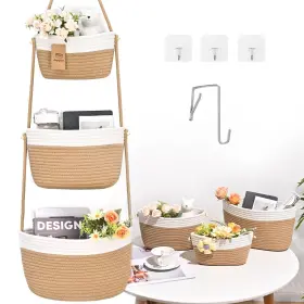 B0FH66TCCF DEGEYOYO Storage Door Basket Wall