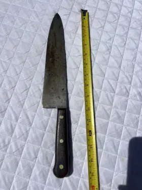 45A10H DEXTER Chef Knife Carbon Steel Blade Tang Wood Handle