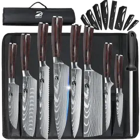 975304608419 DFITO Chef Knife Roll Bag Set High
