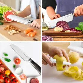 CFD-1 DINGERKIT Knives Set Kitchen Chef Knife Santoku Cleaver #3