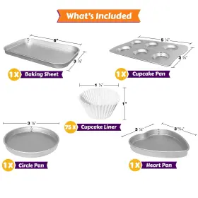 850024359055 DOLL BUDDIES Kidsft Oven Pan Set Bake Ultimate #3