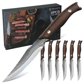 AS-002US DRAGON CREEK Steak Knives Set Handle