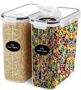 B0FFHM5LKC DW LLZA KITCHEN Cereal Containers Set Airtight