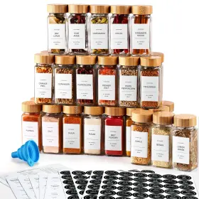 B0C6WSWTQK DWTS DANWEITESI Glass Spice Jars Lids Bottles