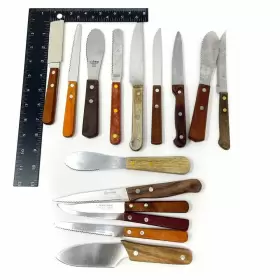 75001 E. DEHILLERIN Winco Steel Knife Set Wood Handle #2