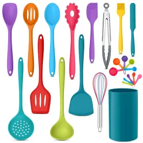 B0DRJGY2ZS E-FAR Silicone Cooking Utensils Set Heat Kitchen