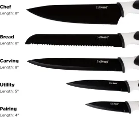 CA90107 EATNEAT Knife Cutting Board Set Sleek Stick #2