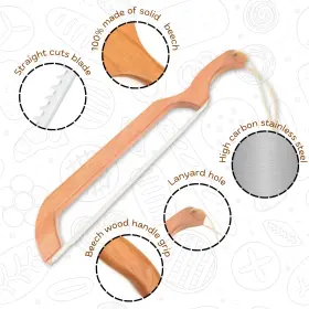766236009551 EAVEAR Bread Knife Bowl Steel Serrated #2