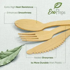 SHACHI17053 ECOPREP Compostable Cutlery Set