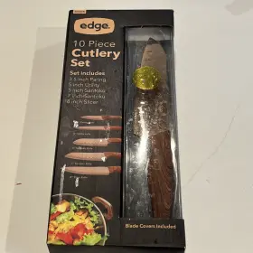 E920144U EDGE Kitchen Knife Set Vantage Steel Chef Knives