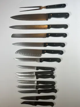 732997462416 EDGE PRODUCTS Tools Trade Steel Cutlery Set