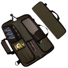2405GJB0673 EHRGK Knife Roll Waxed Canvas Bag Chef